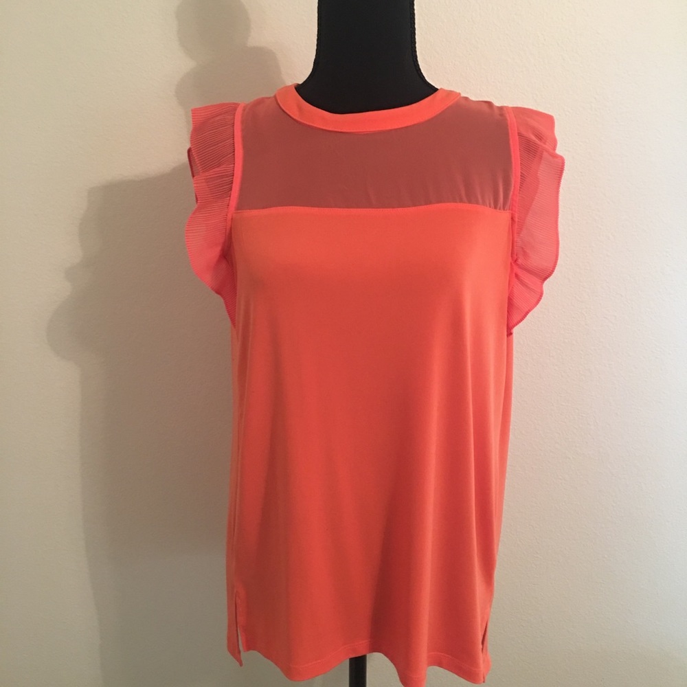 Worthington Orange Tunic Top